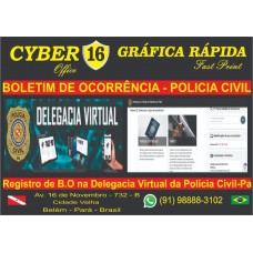 Boletim de Ocorrência na Delegacia Virtual